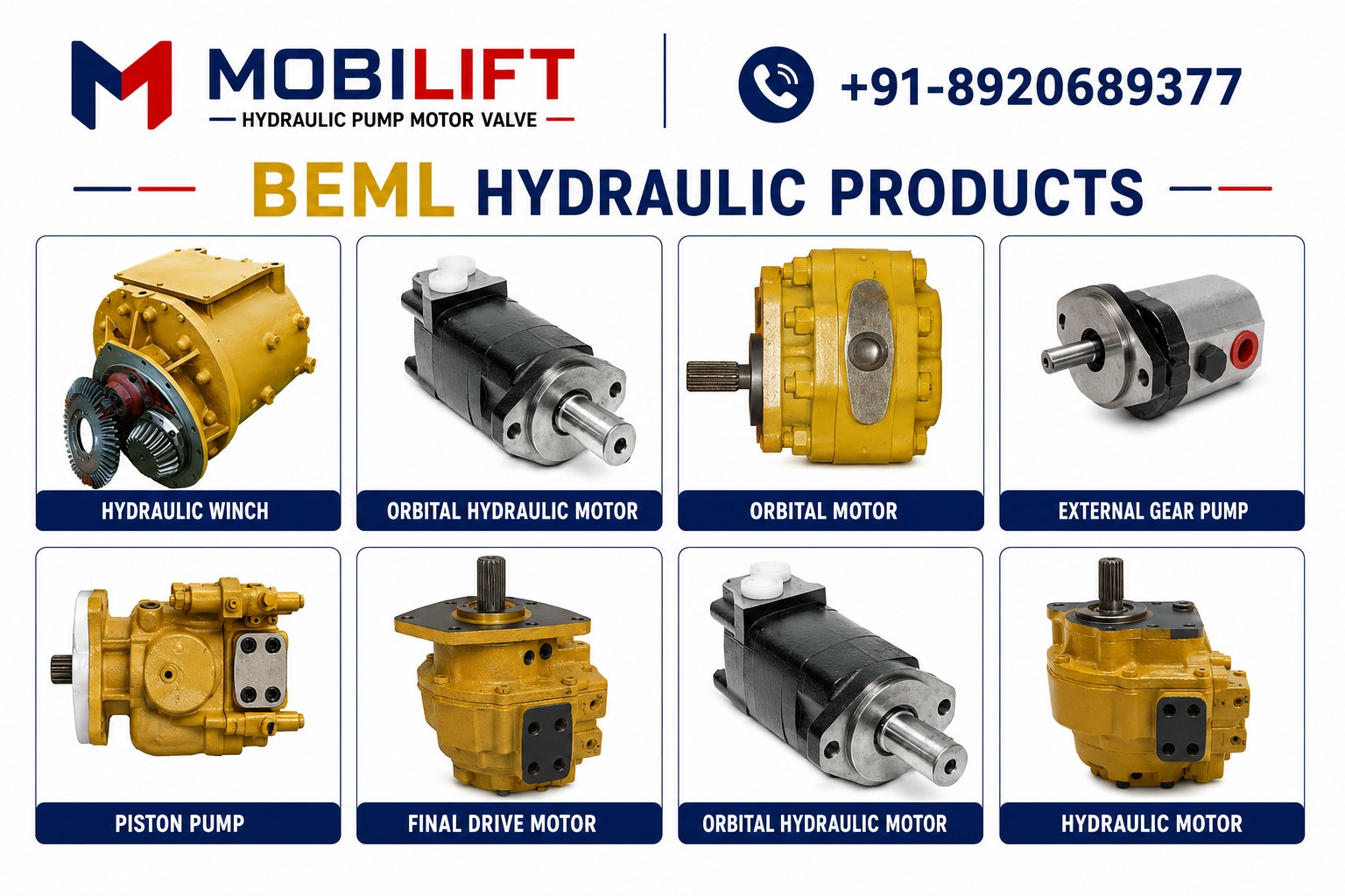 BEML Hydraulic Pump Dealer