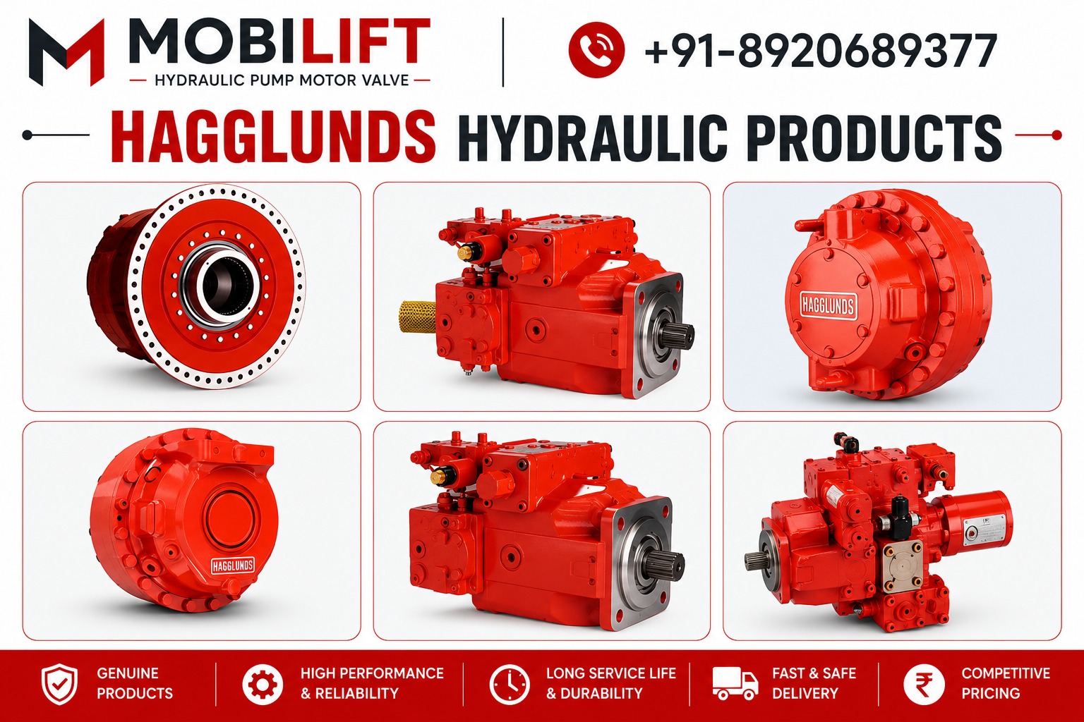 Hagglunds Hydraulic Pump Dealer
