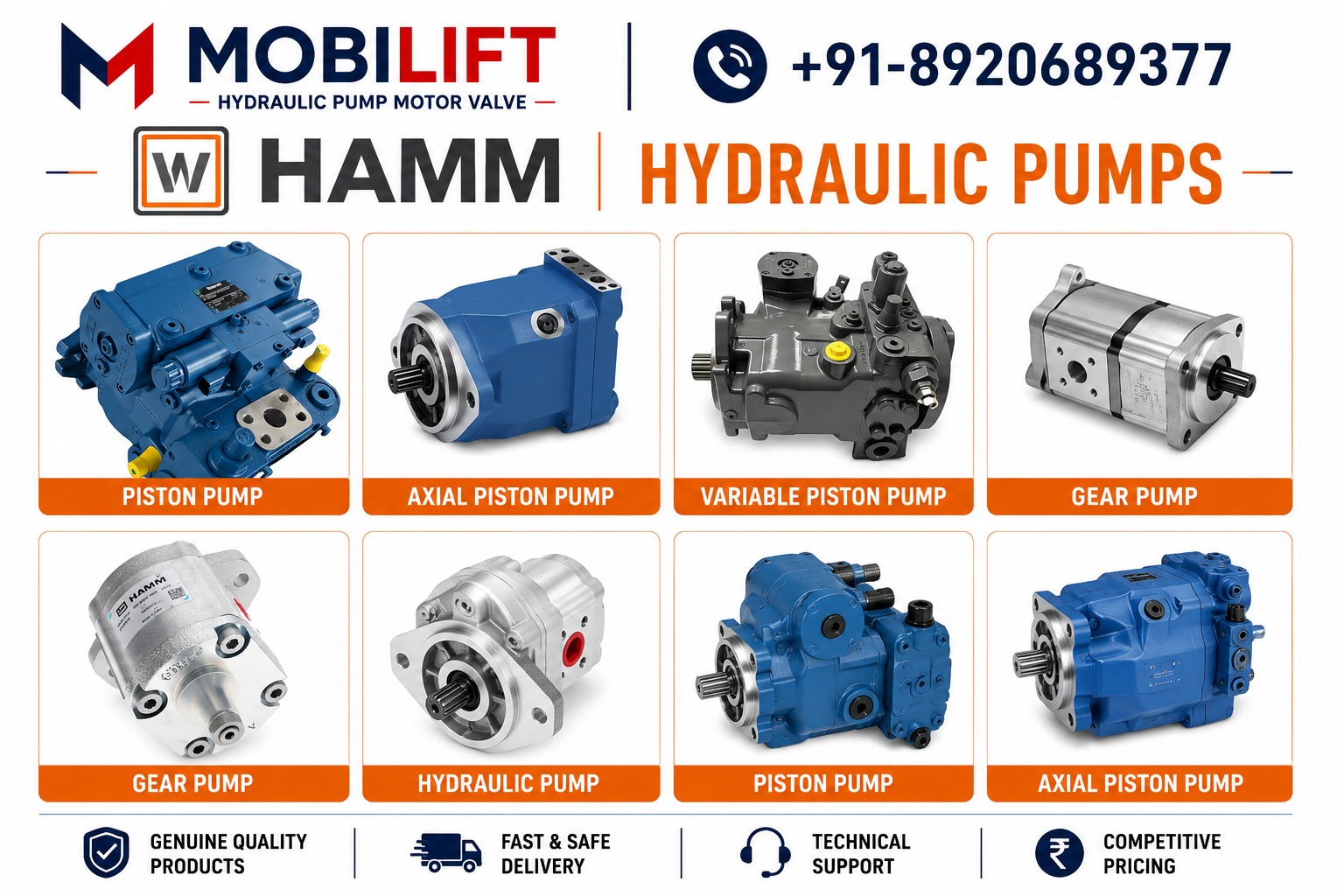 Hamm Hydraulic Pump Dealer