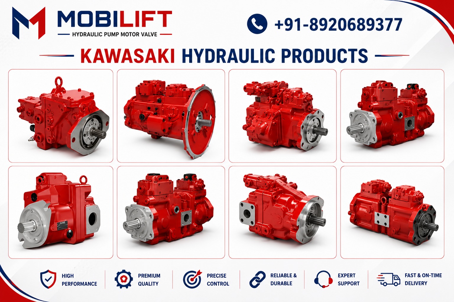 Kawasaki Hydraulic Pump Dealer