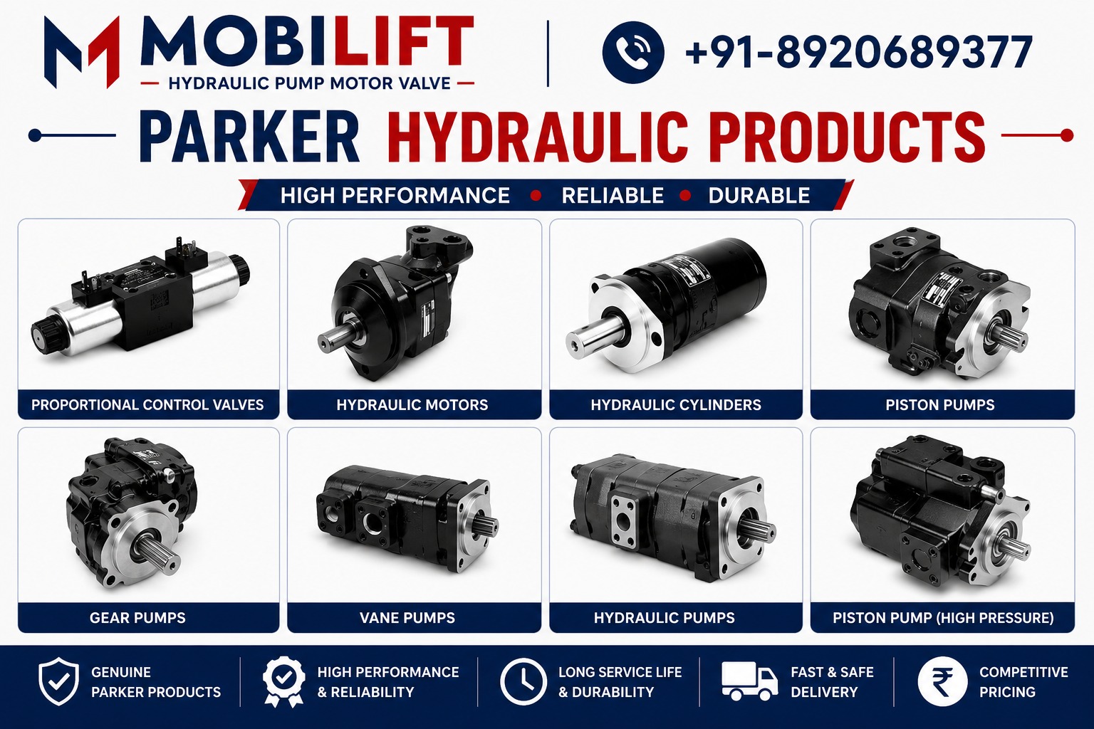 Parker Hydraulic Pump Dealer