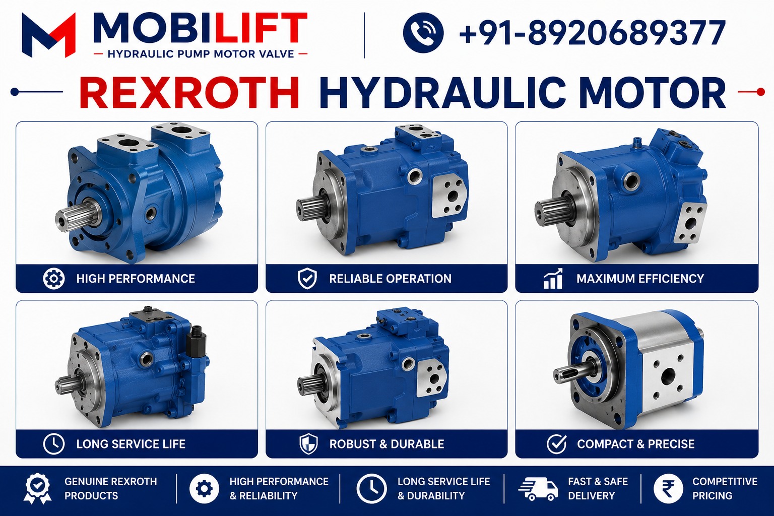 Rexroth Hydraulic Motor Dealer