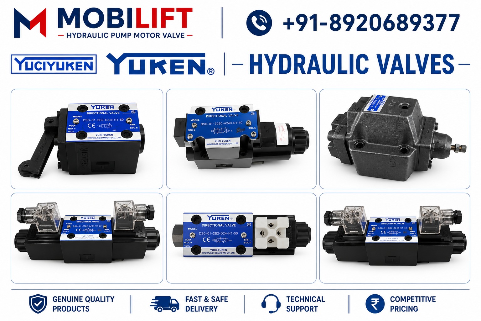 Yuci Yuken Valve Dealer